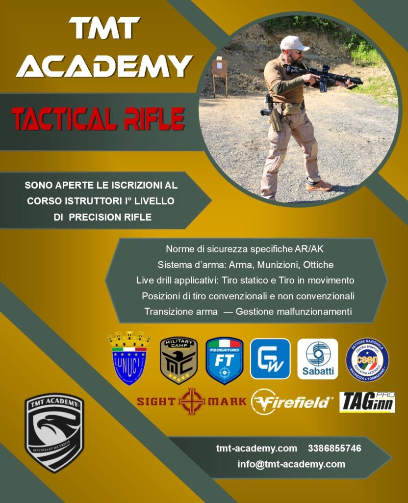 Corso Istruttori Tactical Rifle | TMT Academy
